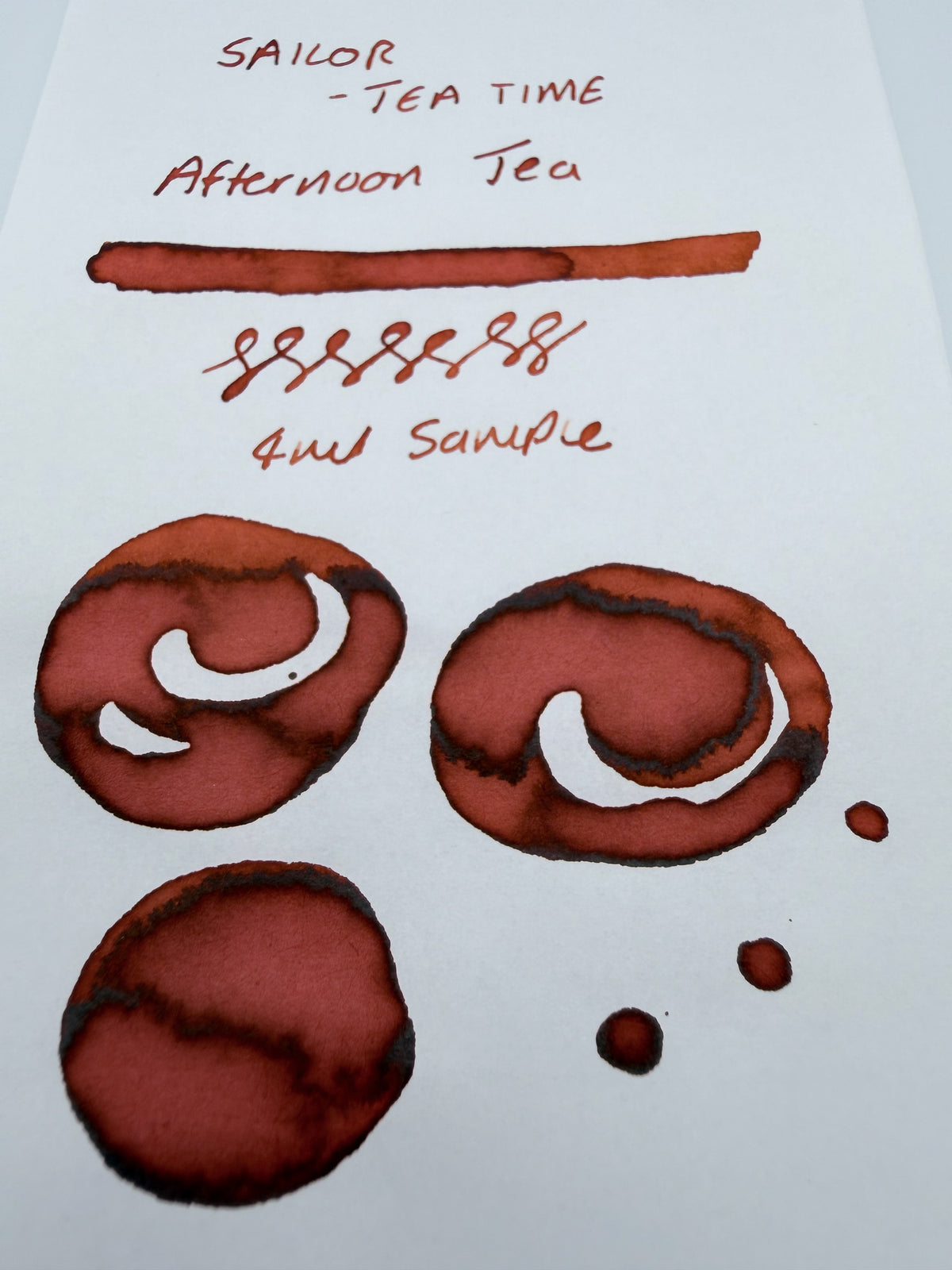 Sailor Teatime Around the World Afternoon Tea - 4ml Fountain Pen Ink Sample