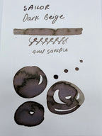 Sailor x mizutama Dark Beige - 4ml Fountain Pen Ink Sample
