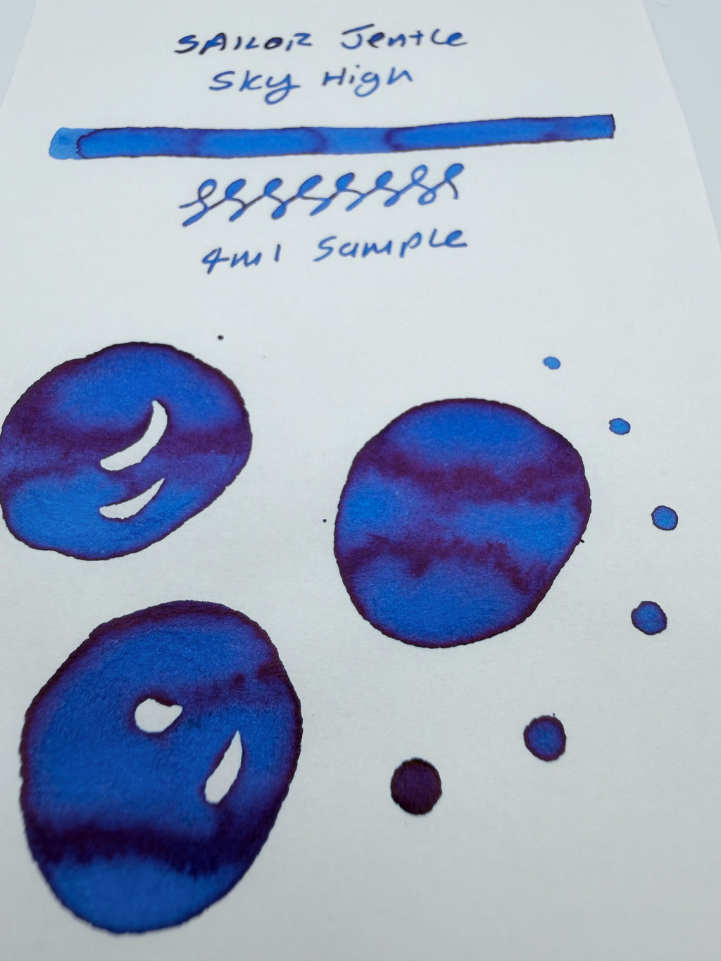 Sailor Jentle Sky High - 4ml Fountain Pen Ink Sample
