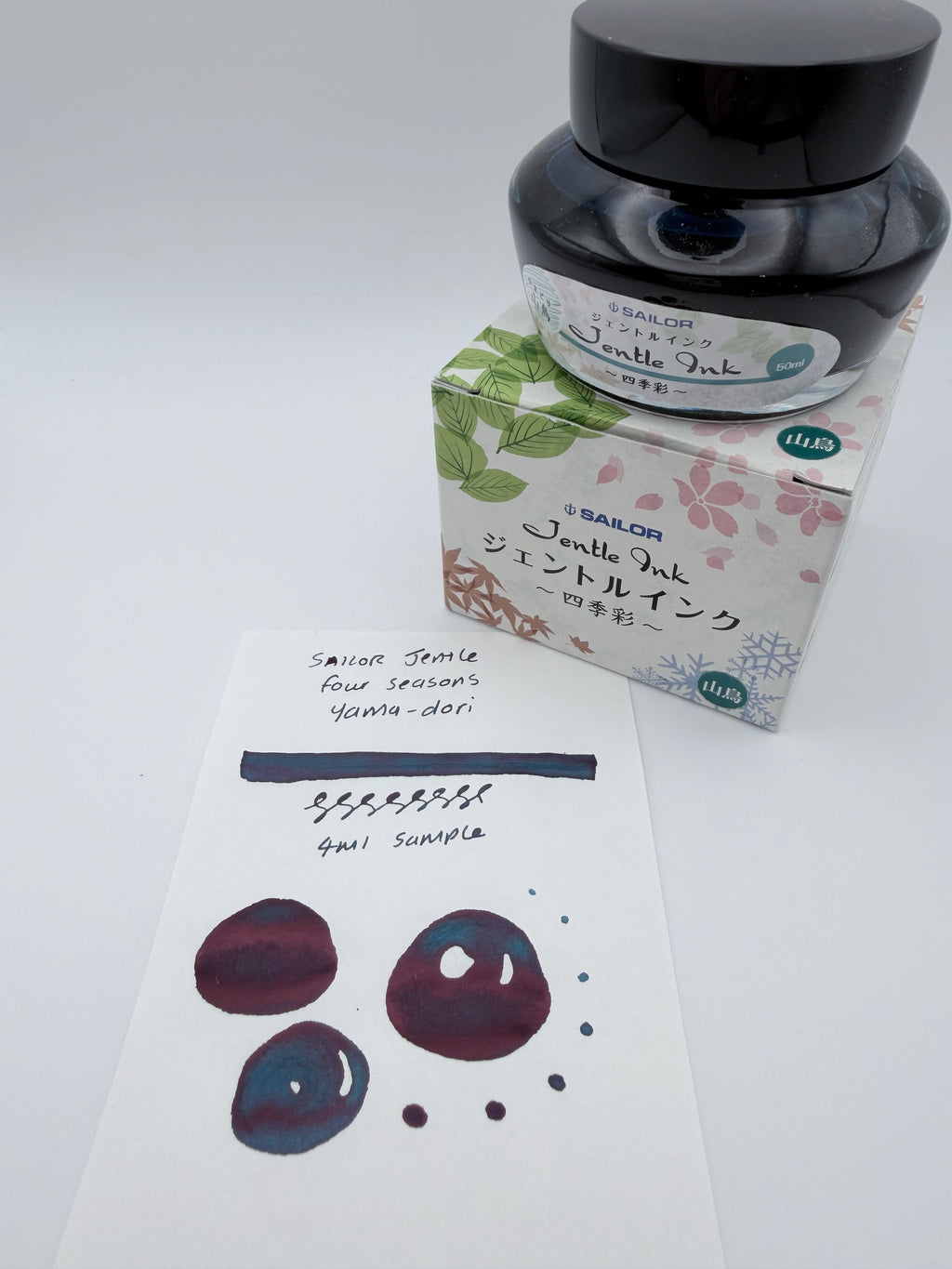 Sailor Jentle Four Seasons Yama-dori - 4ml Fountain Pen Inks Sample