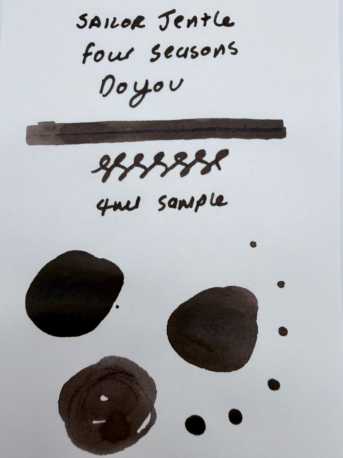 Sailor Jentle Four Seasons Doyou - 4ml Fountain Pen Ink Sample