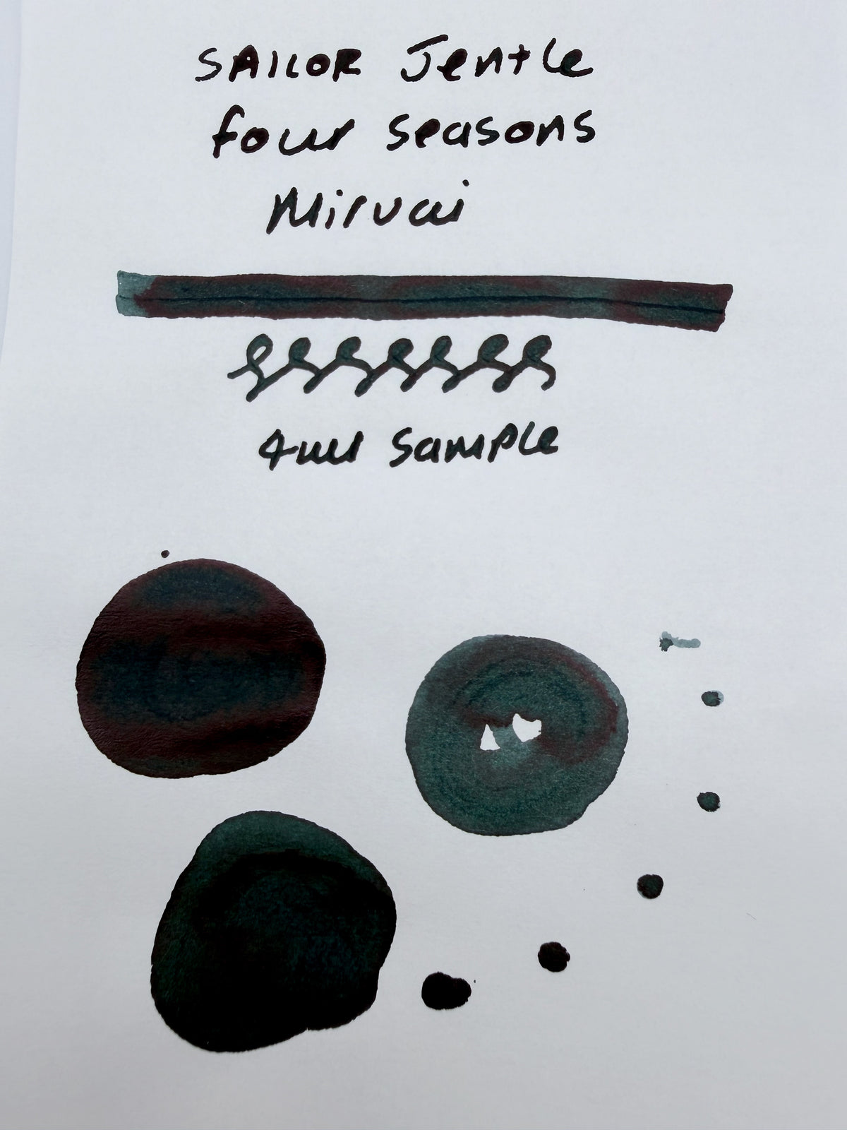Sailor Jentle Four Seasons Miruai - 4ml Fountain Pen Ink Sample