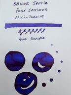 Sailor Jentle Four Seasons Nioi-Sumire - 4ml Fountain Pen Ink Sample