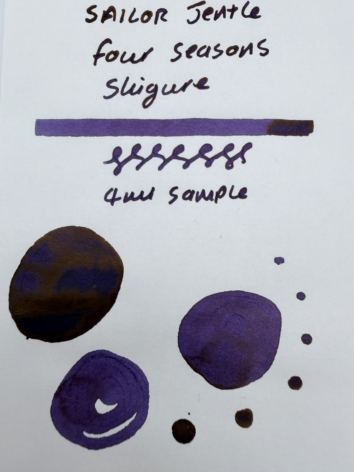 Sailor Jentle Four Seasons Shigure - 4ml Fountain Pen Ink Sample