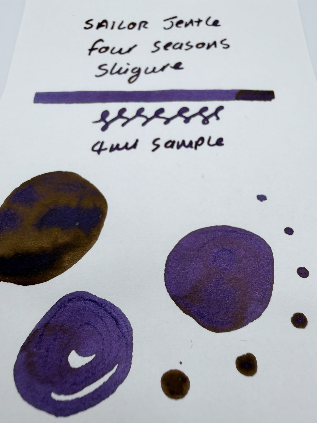 Sailor Jentle Four Seasons Shigure - 4ml Fountain Pen Ink Sample