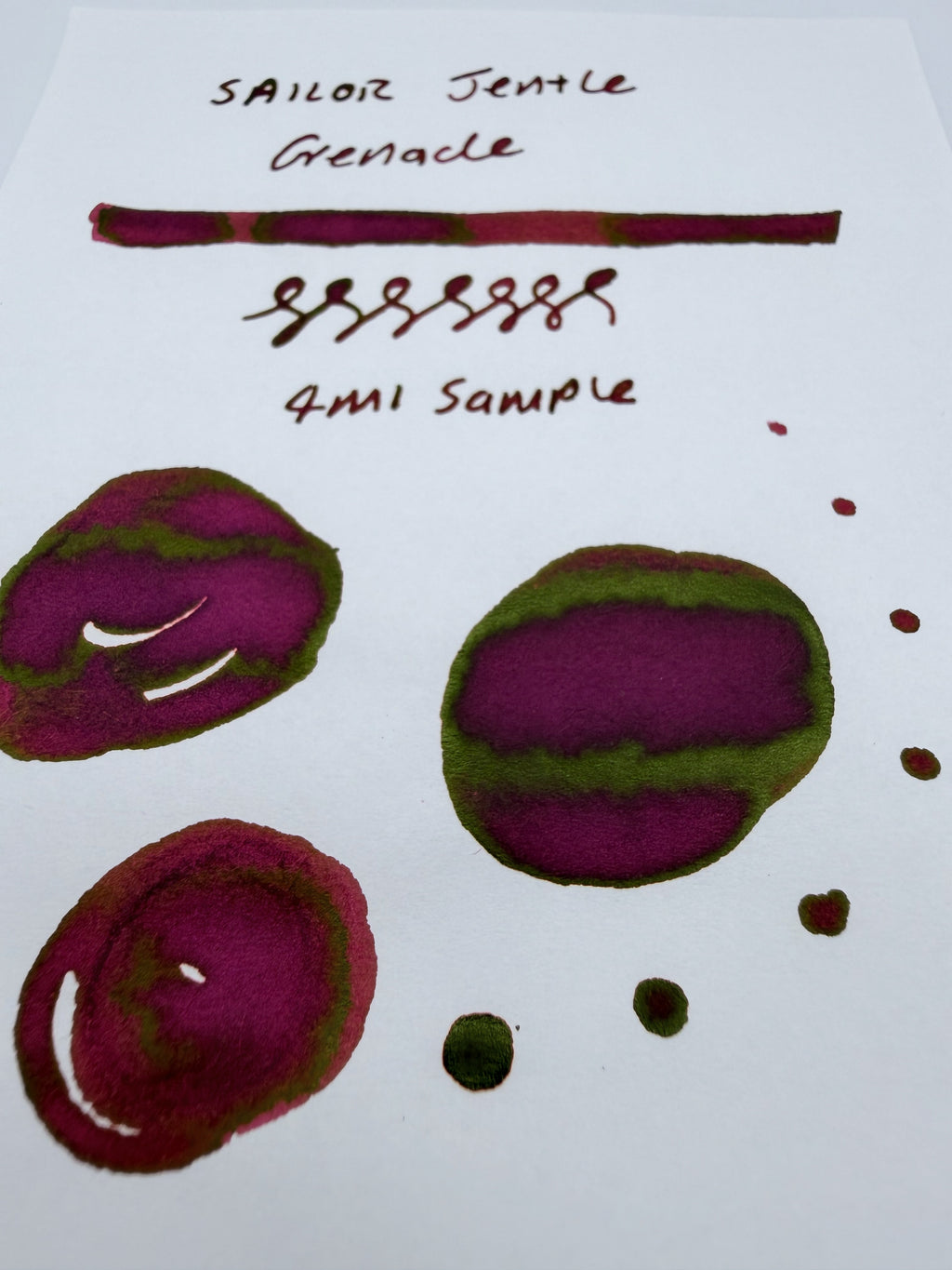Sailor Jentle Grenade - 4ml Fountain Pen Ink Sample
