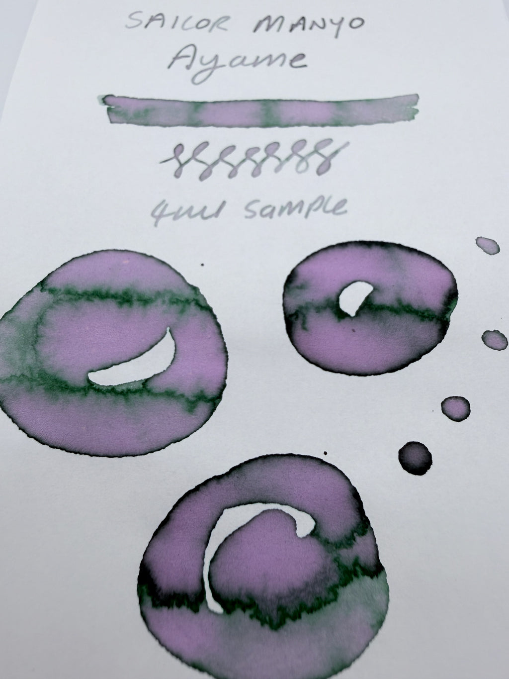 Sailor Manyo Ayame — 4ml Fountain Pen Ink Sample