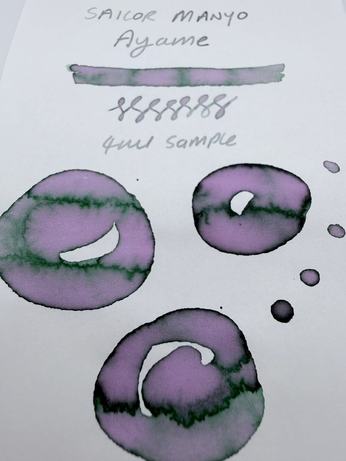 Sailor Manyo Ayame — 4ml Fountain Pen Ink Sample