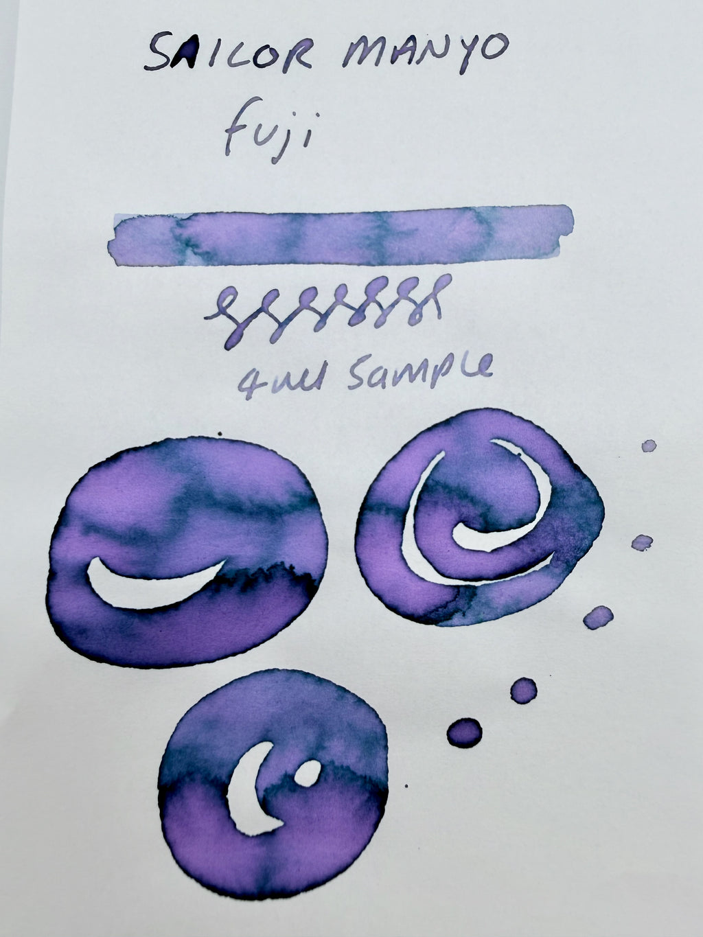 Sailor Manyo Fuji — 4ml Fountain Pen Ink Sample