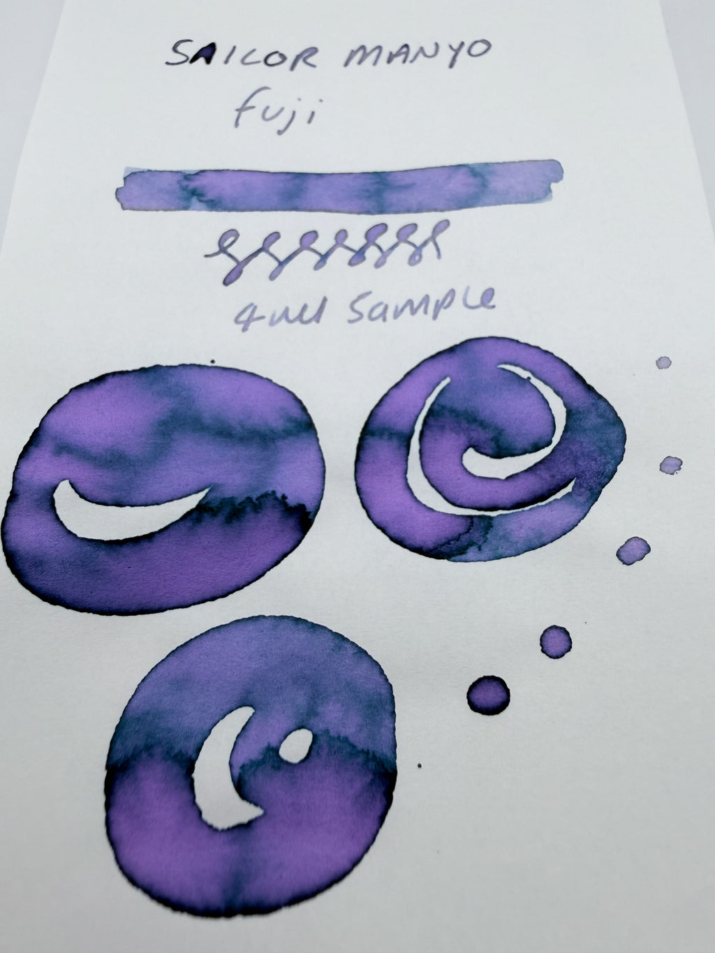 Sailor Manyo Fuji — 4ml Fountain Pen Ink Sample