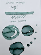 Sailor Manyo Nagi - 4ml Fountain Pen Ink Sample