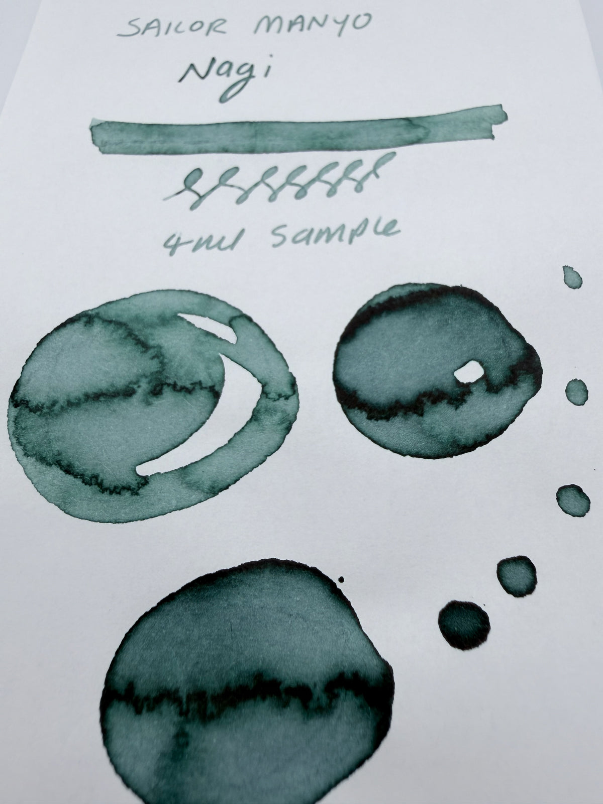 Sailor Manyo Nagi - 4ml Fountain Pen Ink Sample