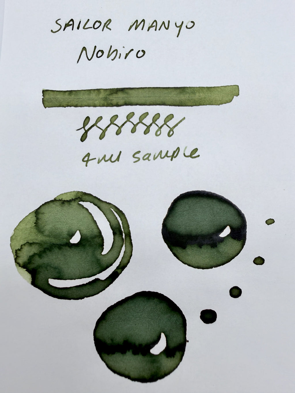 Sailor Manyo Nobiru — 4ml Fountain Pen Ink Sample