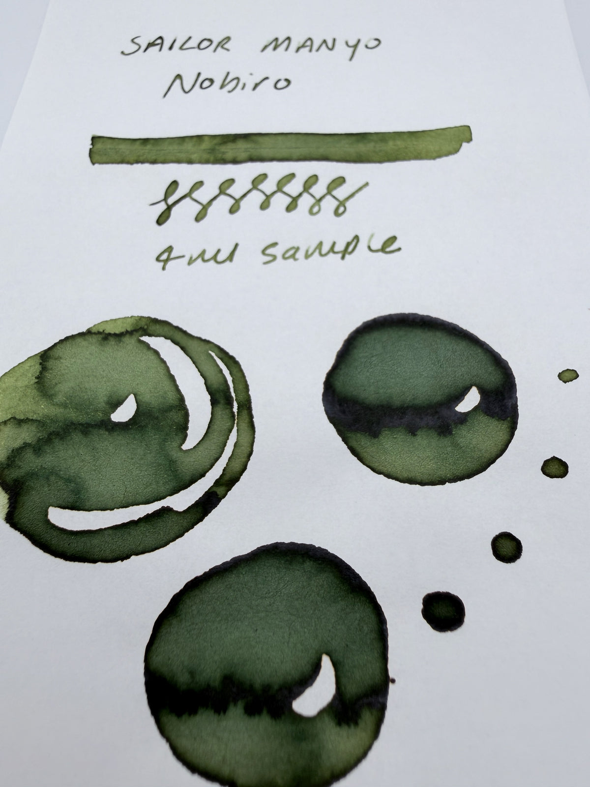 Sailor Manyo Nobiru — 4ml Fountain Pen Ink Sample
