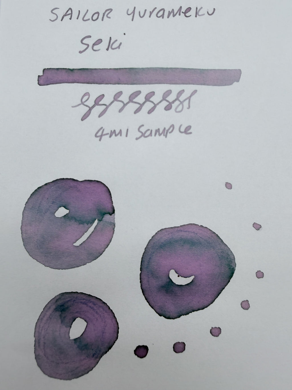 Sailor Yurameku Seki — 4ml Fountain Pen Ink Sample