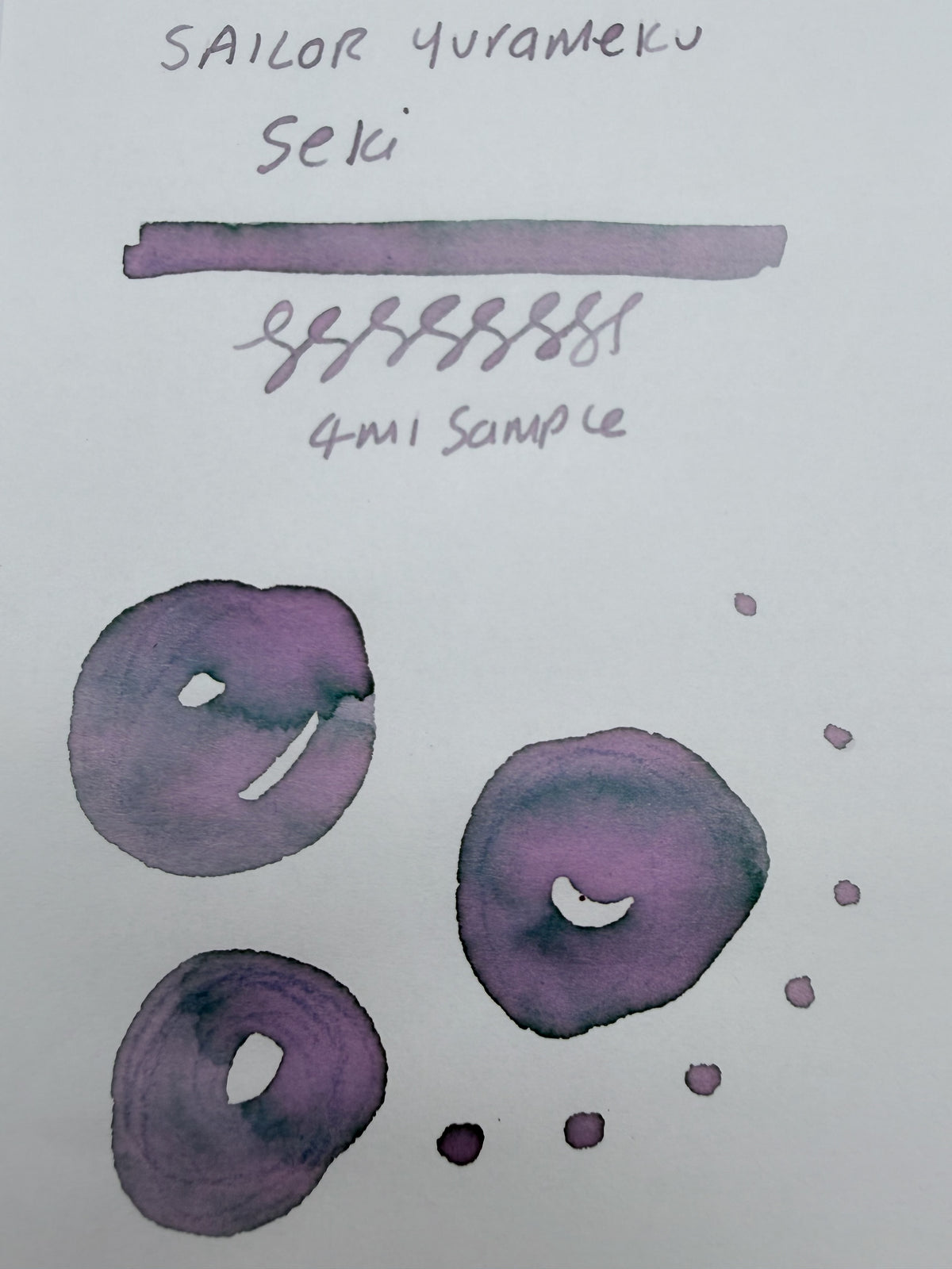 Sailor Yurameku Seki — 4ml Fountain Pen Ink Sample