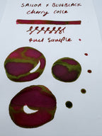 Sailor x BlueBlack Cherry Coke - 4ml Fountain Pen Ink Sample