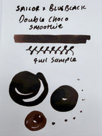 Sailor x BlueBlack Drink Series Double Choco Smoothie — 4ml Fountain Pen Ink Sample