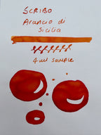 Scribo Arancio di Sicilia - 4ml Fountain Pen Ink Sample