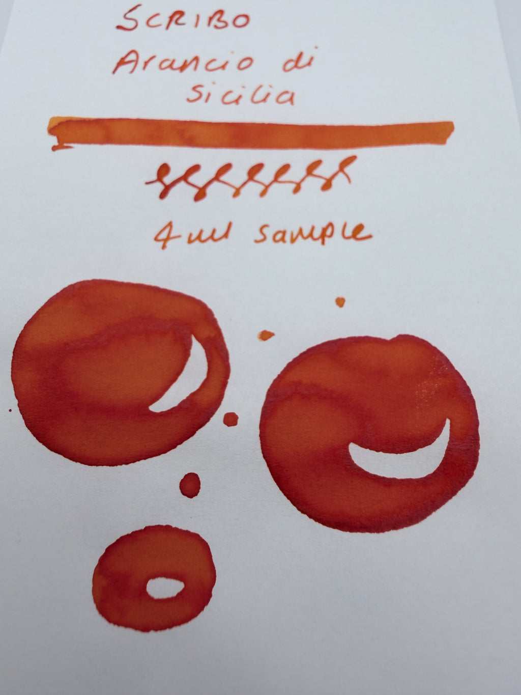 Scribo Arancio di Sicilia - 4ml Fountain Pen Ink Sample