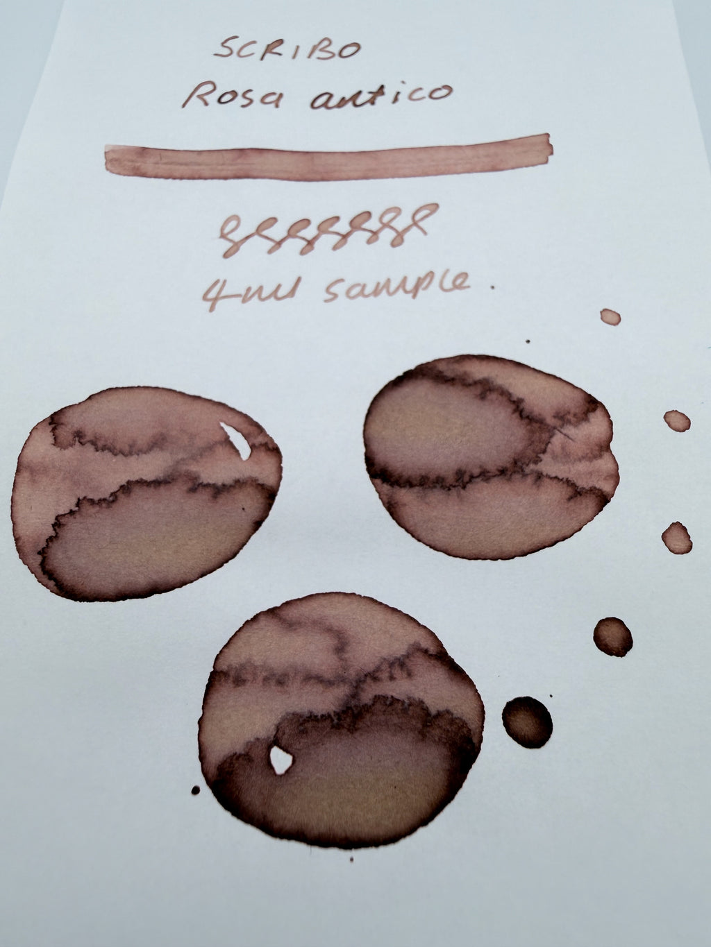 Scribo Rosa Antico — 4ml Fountain Pen Ink Sample