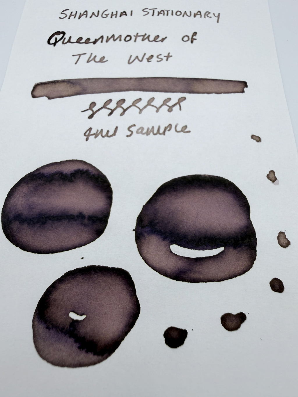 Shanghai Stationary Queenmother of the West — 4ml Fountain Pen Ink Sample