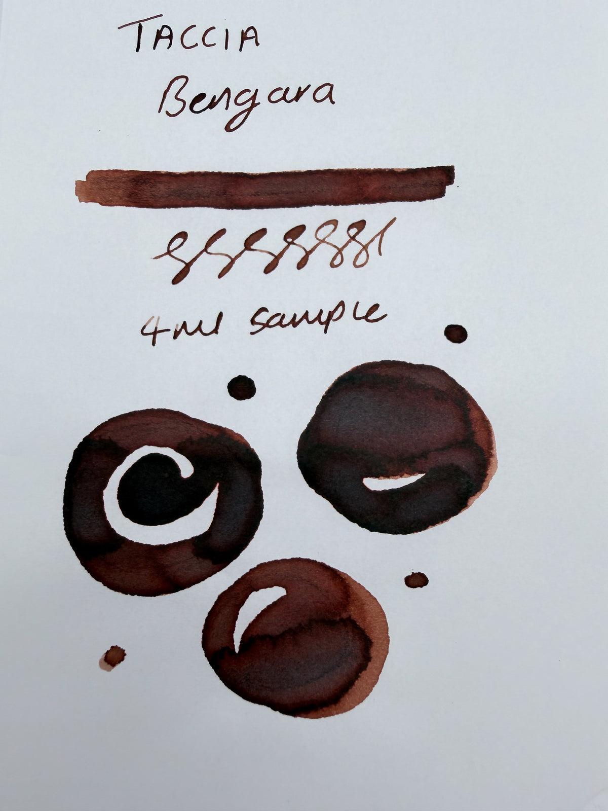Taccia Ukiyo-e Hokusai Bengara - 4ml Fountain Pen Ink Sample