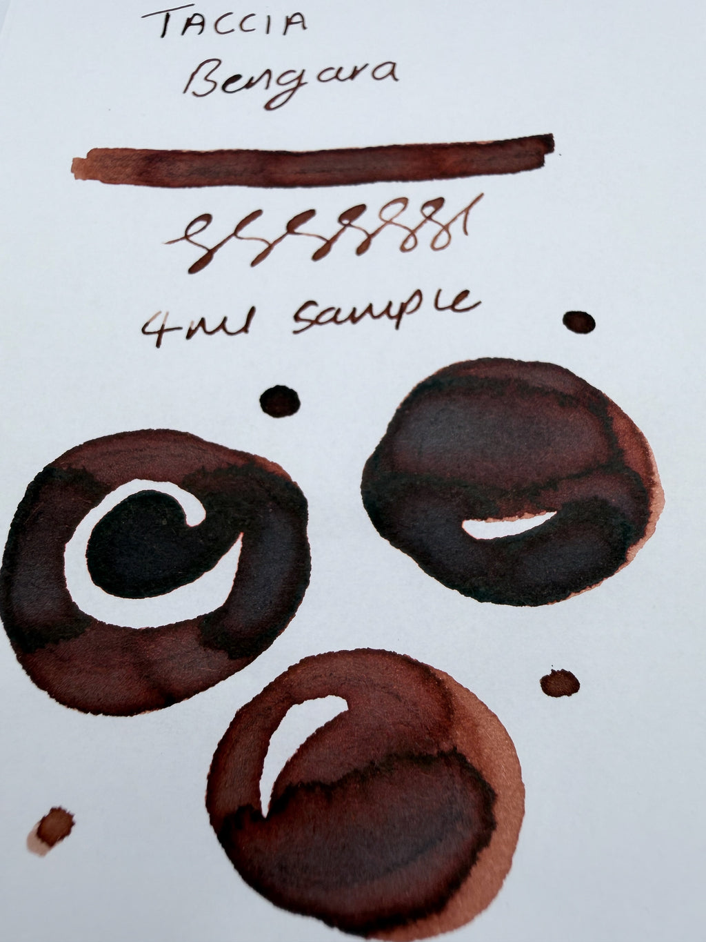 Taccia Ukiyo-e Hokusai Bengara - 4ml Fountain Pen Ink Sample