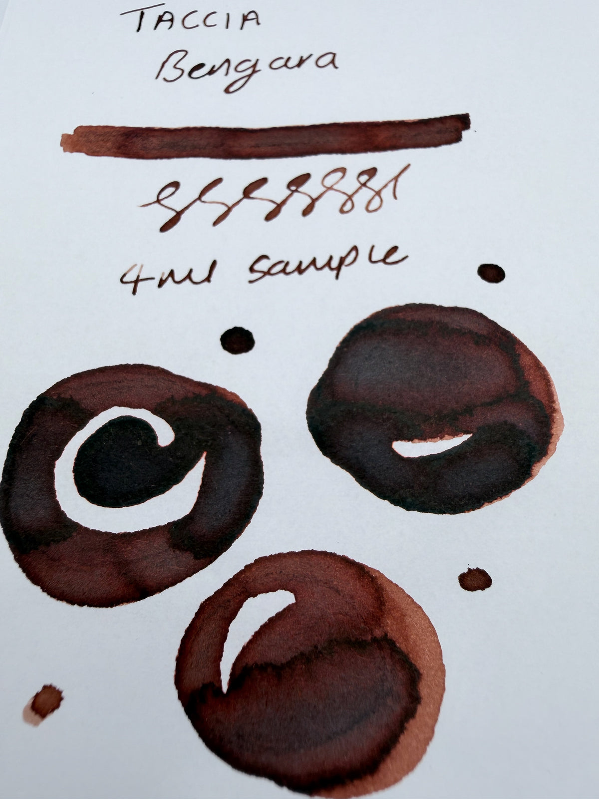 Taccia Ukiyo-e Hokusai Bengara - 4ml Fountain Pen Ink Sample