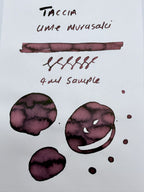 TACCIA Ukiyo-e Utamaro Ume Murasaki — 4ml Fountain Pen Ink Sample