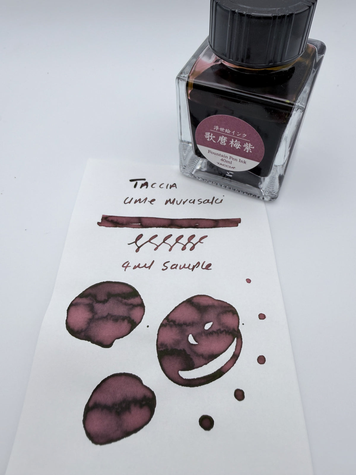 TACCIA Ukiyo-e Utamaro Ume Murasaki — 4ml Fountain Pen Ink Sample