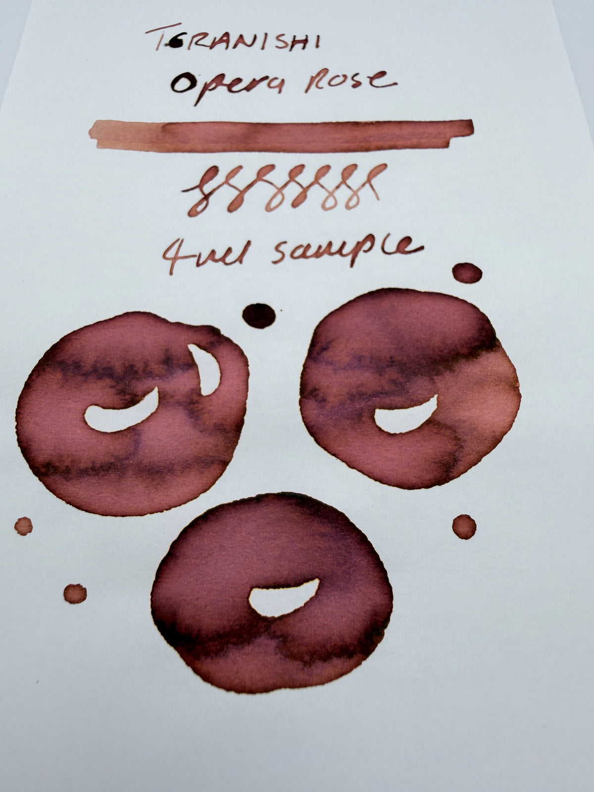 Teranishi Guitar Taisho Roman Haikara Opera Rose - 4ml Fountain Pen Ink Sample