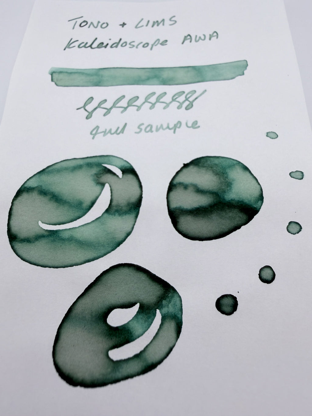 Tono & Lims Kaleidoscope Pure AWA — 4ml Fountain Pen Ink Sample