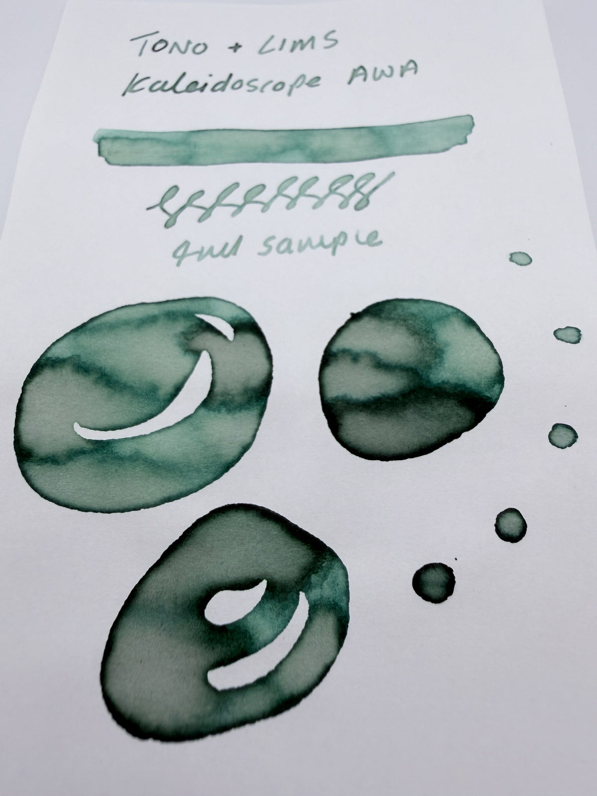 Tono & Lims Kaleidoscope Pure AWA — 4ml Fountain Pen Ink Sample