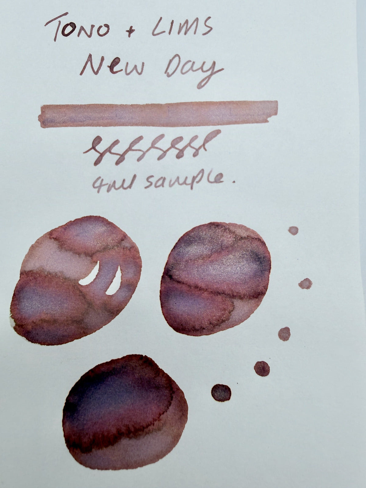 Tono & Lims x Moemi of Idea Switch It's a New Day - 4ml Fountain Pen Ink Sample