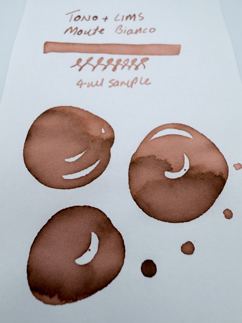Tono & Lims Baby Colour Monte Bianco — 4ml Fountain Pen Ink Sample