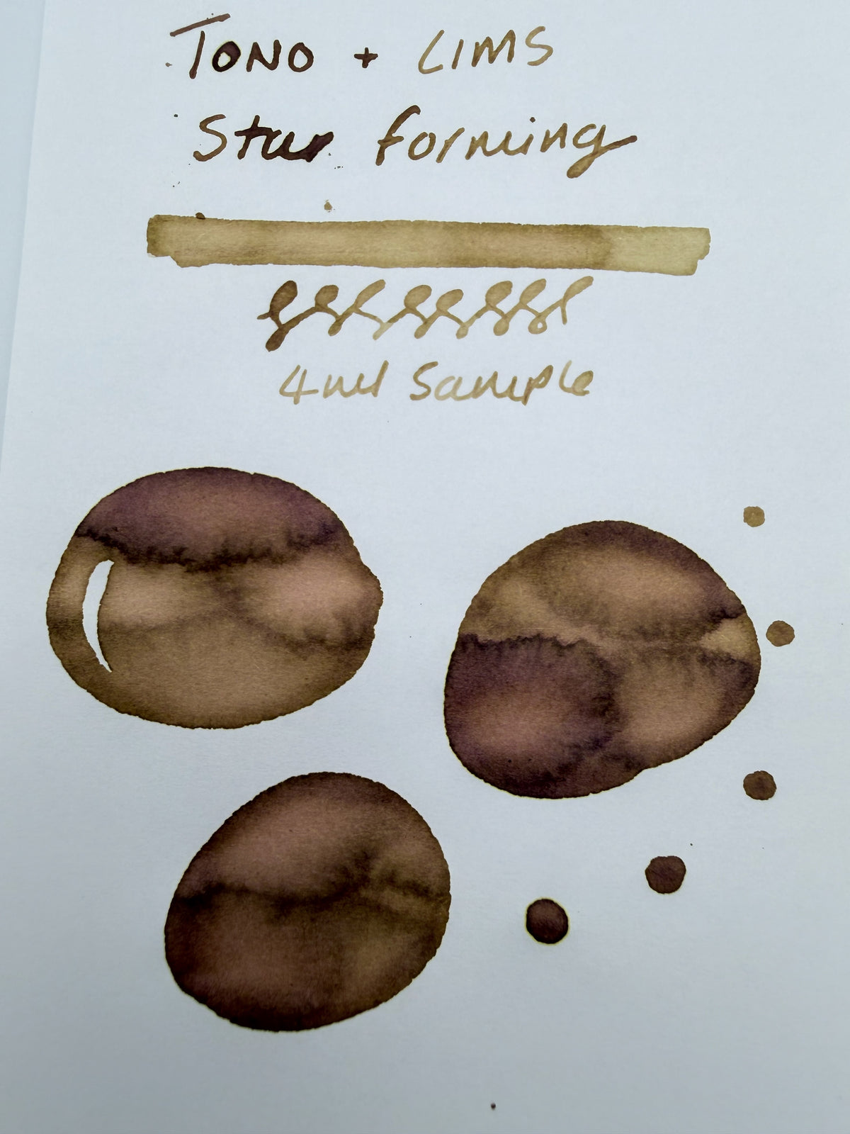 Tono & Lims DEEEP SPACE Star Forming - 4ml Fountain Pen Ink Sample