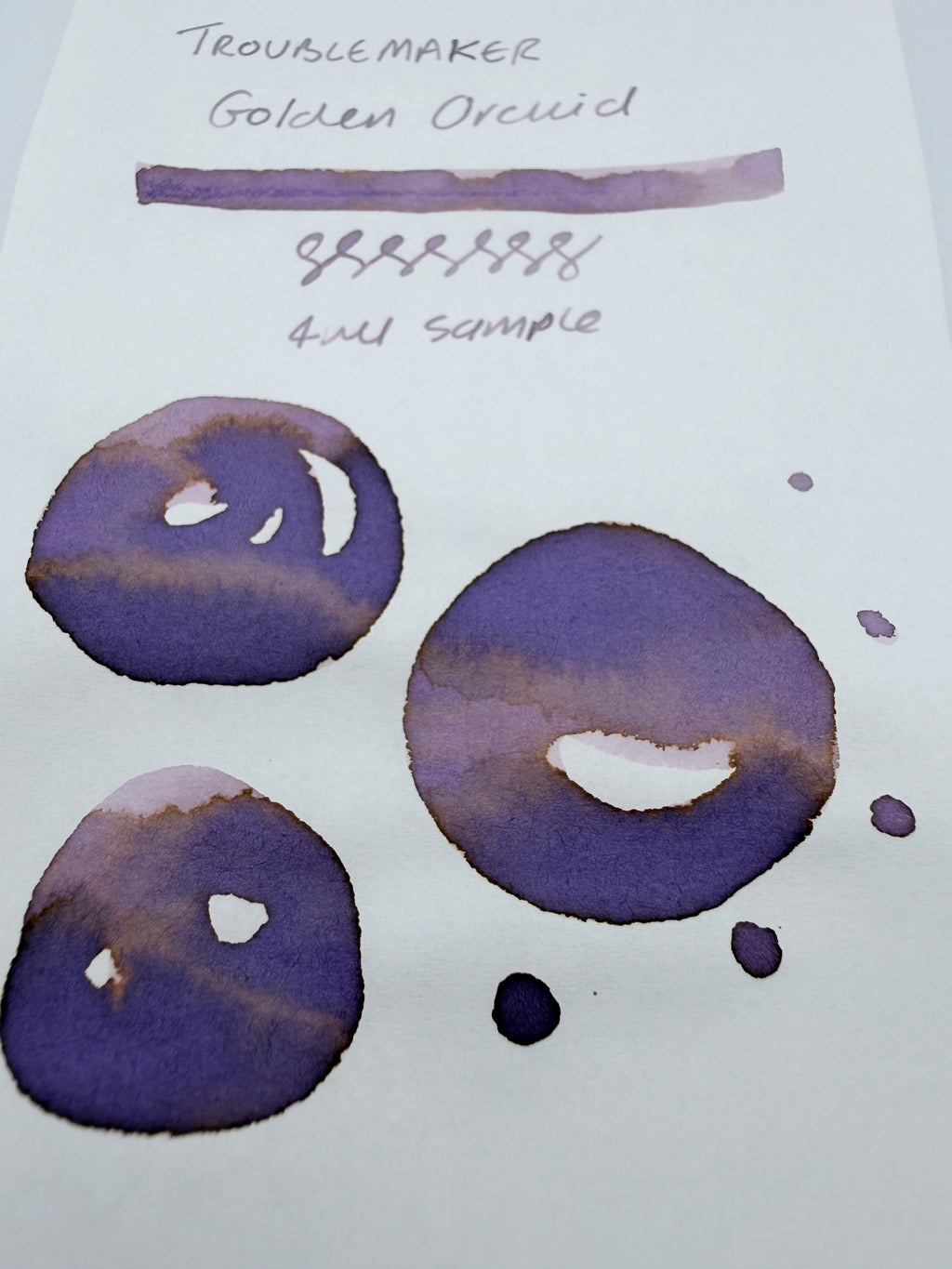Troublemaker Golden Orchid - 4ml Fountain Pen Ink Sample