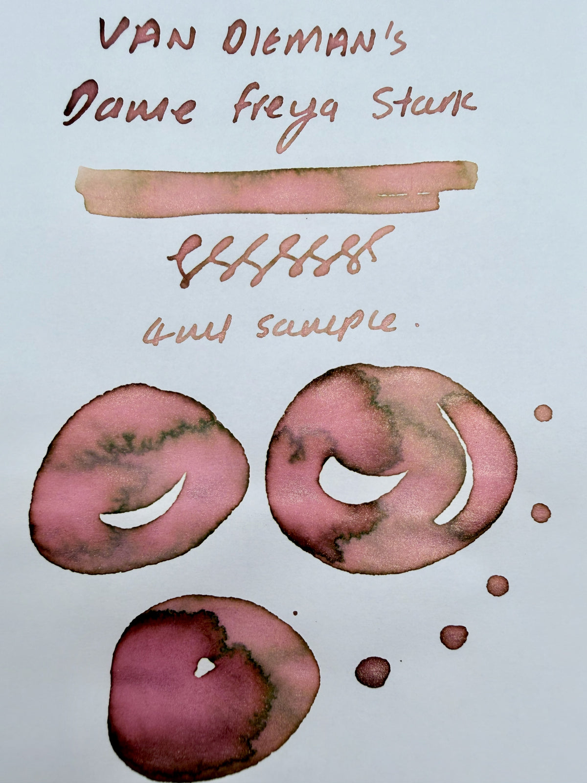 Van Dieman's Explorers Dame Freya Stark - 4ml Fountain Pen Ink Sample