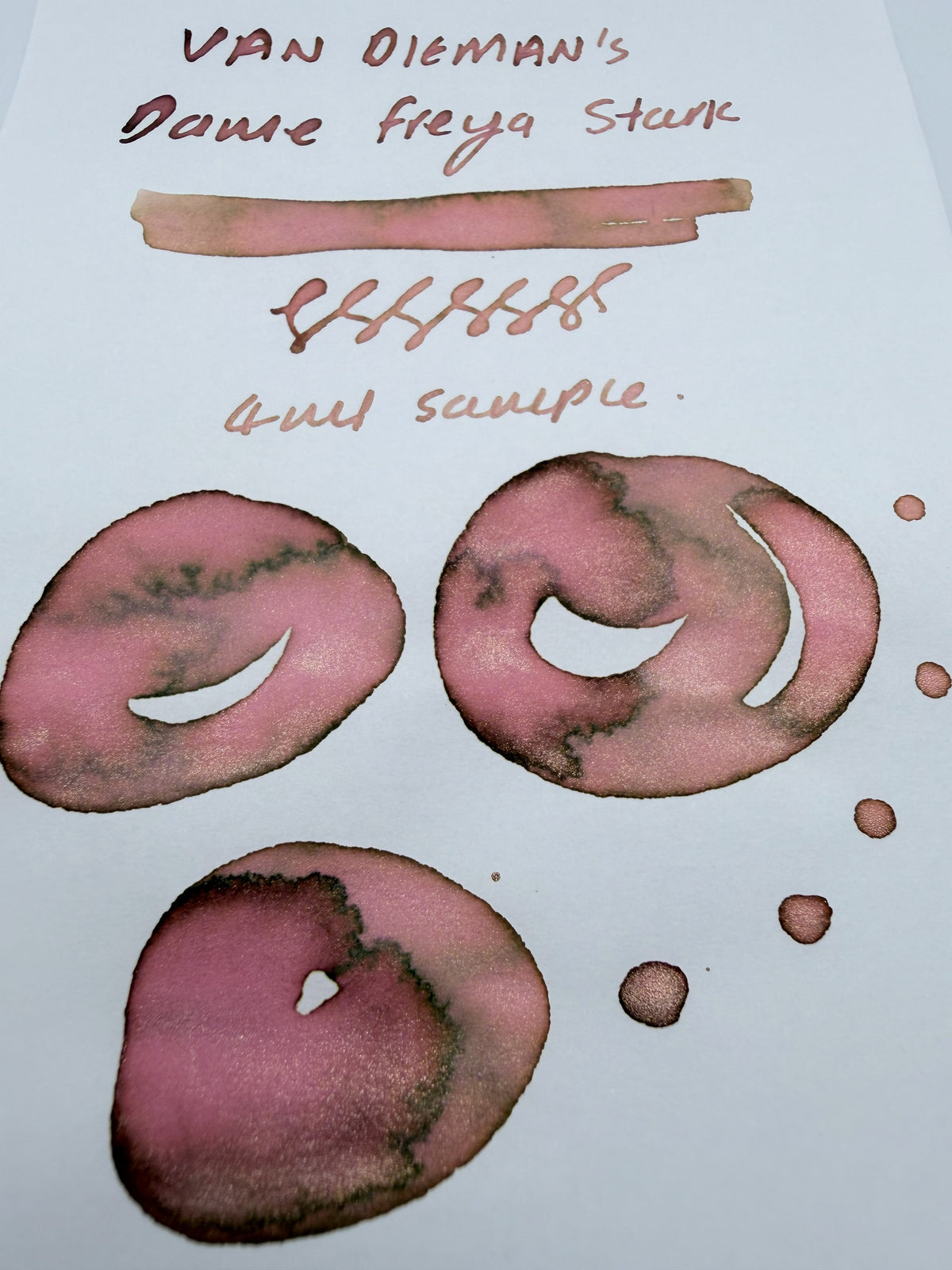 Van Dieman's Explorers Dame Freya Stark - 4ml Fountain Pen Ink Sample