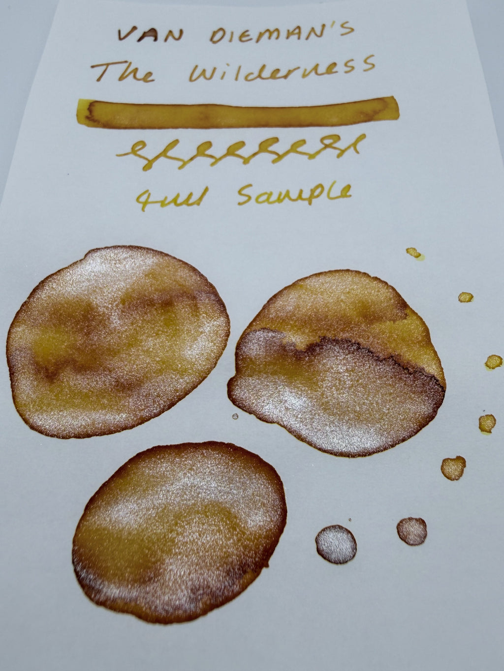 Van Dieman’s The Wilderness Series Hastings Caves - 4ml Fountain Pen Ink Sample
