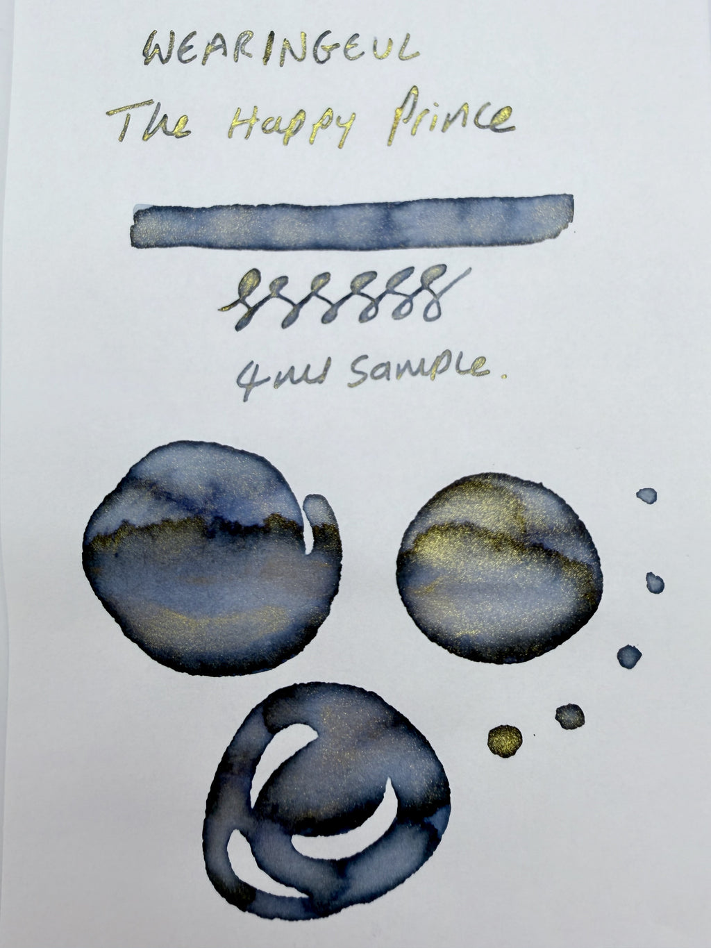 Wearingeul The Happy Prince — 4ml Fountain Pen Ink Sample