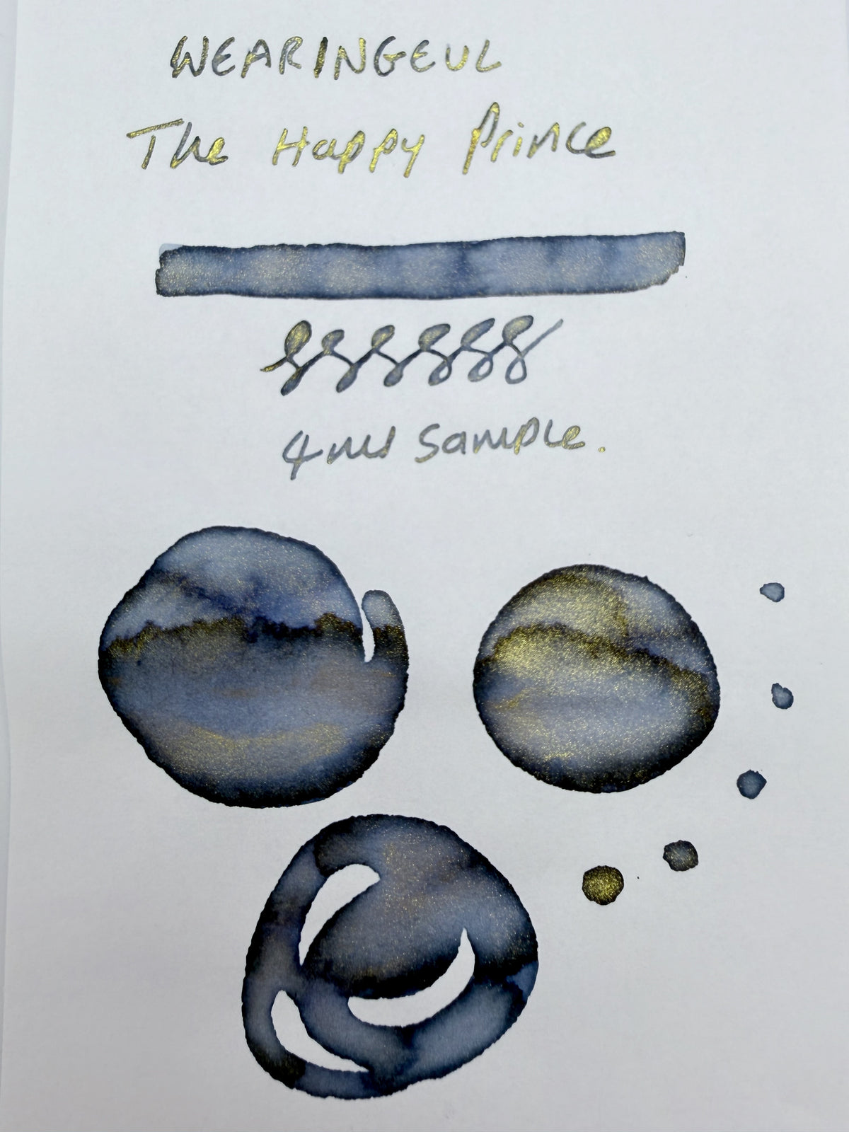 Wearingeul The Happy Prince — 4ml Fountain Pen Ink Sample