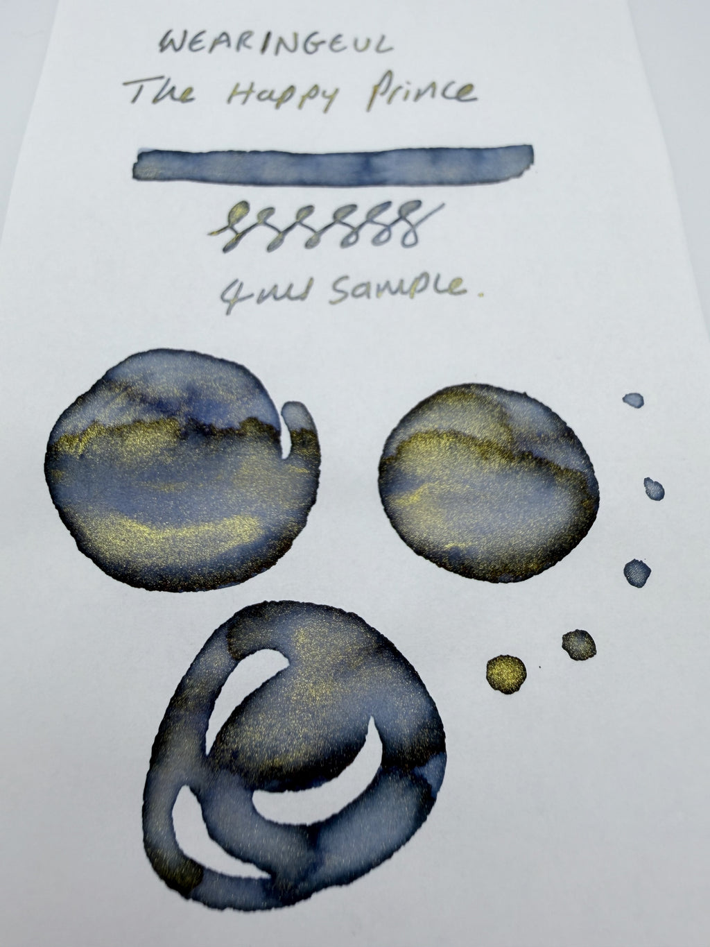 Wearingeul The Happy Prince — 4ml Fountain Pen Ink Sample