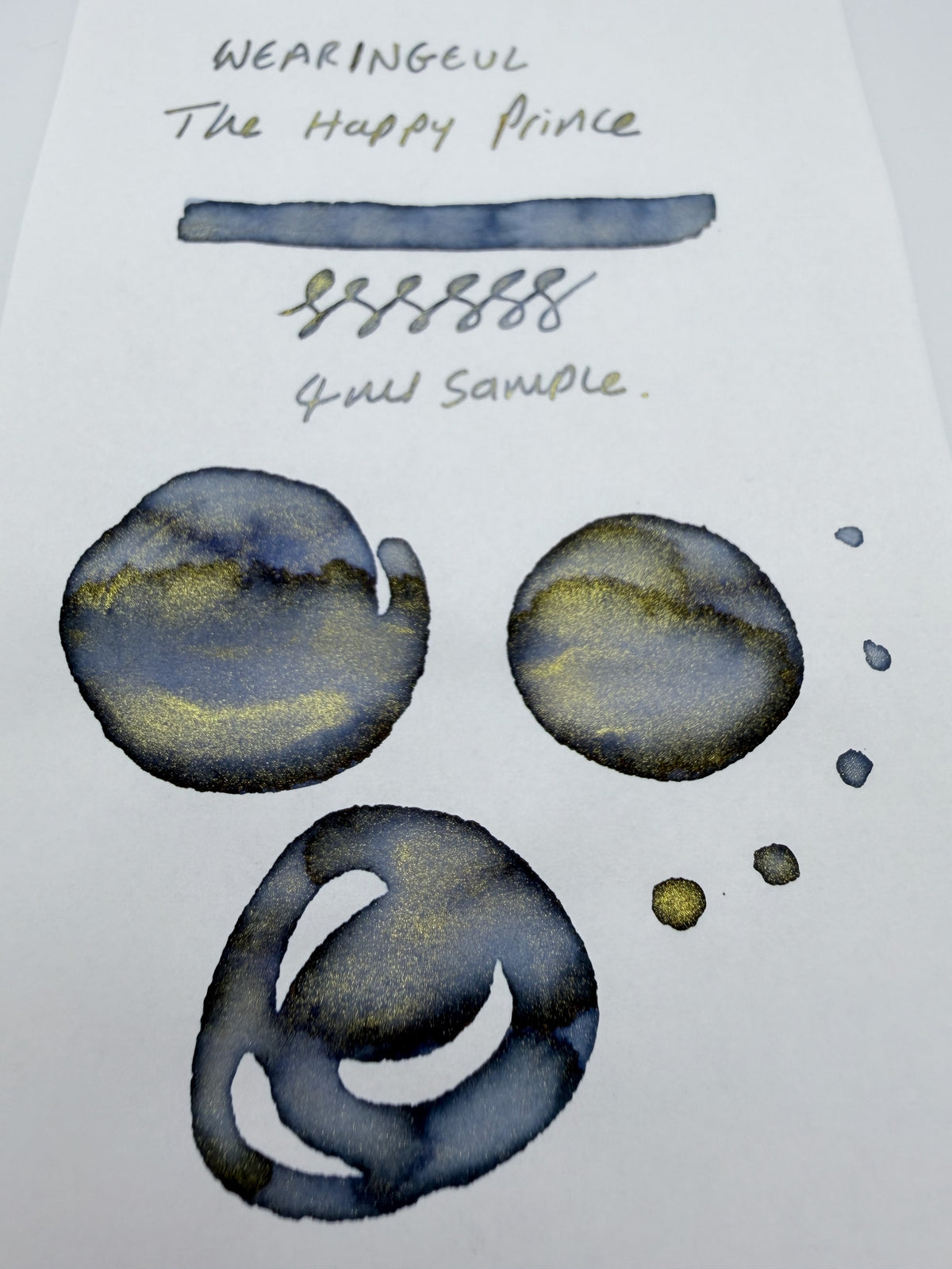 Wearingeul The Happy Prince — 4ml Fountain Pen Ink Sample